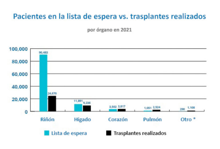 Hay 11.000 personas esperando un trasplante de hígado en España.